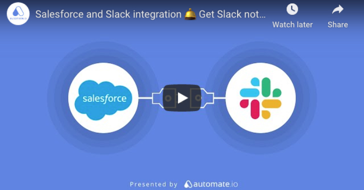 Salesforce and Slack integration Get Slack notifications for new Salesforce leads