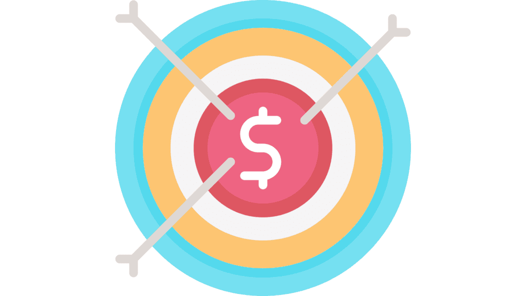 Sales target icon
